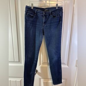 LOFT Dark Blue Super Skinny Jeans